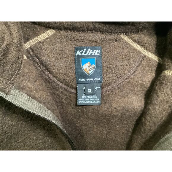 Kuhl Alpaca Fleece Full Zip Jacket in brown - Picture 8 of 9